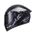 CASCO INTEGRAL ICH 501SP CRANK NEGRO GRIS BRILLO VISOR NEGRO