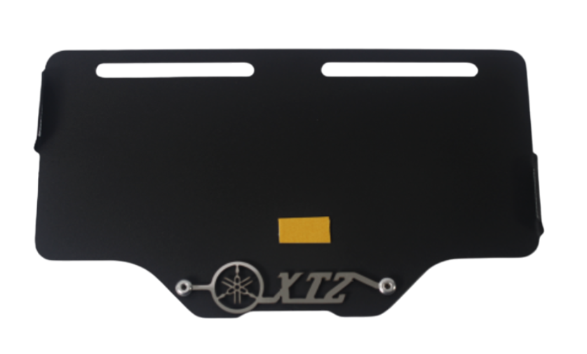 PORTA PLACA NEGRO 3D XTZ