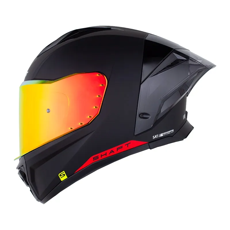 CASCO INTEGRAL SHAFT 596SP SOLID V2 NEGRO ROJO MATE