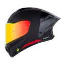CASCO INTEGRAL SHAFT 596SP SOLID V2 NEGRO ROJO MATE