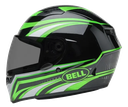 CASCO INTEGRAL BELL QUALIFIER CONDUIT NEGRO GRIS VERDE BRILLO