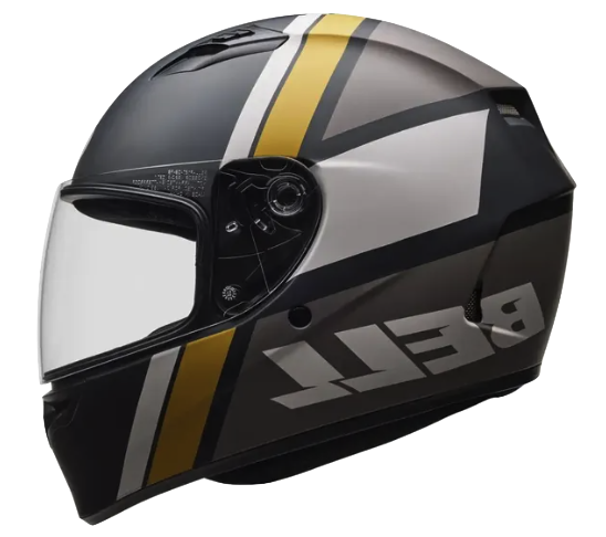 [200332] CASCO INTEGRAL BELL QUALIFIER CHASM NEGRO DORADO MATE (S)