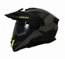 CASCO MULTIPROPOSITO ABATIBLE XSPORTS 165 MOONK GRIS VERDE MATE