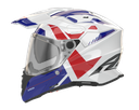 CASCO MULTIPROPOSITO AIROH COMMANDER 2 REVEAL AZUL ROJO BRILLO