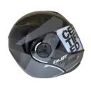 CASCO ABATIBLE ICH 3110 DOBLE VISOR TREAT NEGRO GRIS OSCURO BLANCO BRILLO VISOR NEGRO
