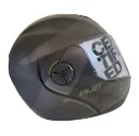 CASCO ABATIBLE ICH 3110 DOBLE VISOR TREAT NEGRO GRIS OSCURO VERDE MATE VISOR SILVER