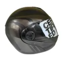 CASCO ABATIBLE ICH 3110 DOBLE VISOR REPLACED NEGRO GRIS OSCURO GRIS MATE VISOR NEGRO
