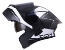 CASCO ABATIBLE ICH 3120 DOBLE VISOR MIXTER NEGRO BLANCO MATE VISOR NEGRO