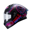 CASCO INTEGRAL ICH 503 SWITCH NEGRO ROJO MATE VISOR TRANSPARENTE