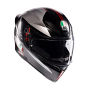 CASCO INTEGRAL AGV K1S LAP NEGRO GRIS ROJO MATE E2206