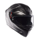 CASCO INTEGRAL AGV K1S SLING NEGRO GRIS MATE E2206