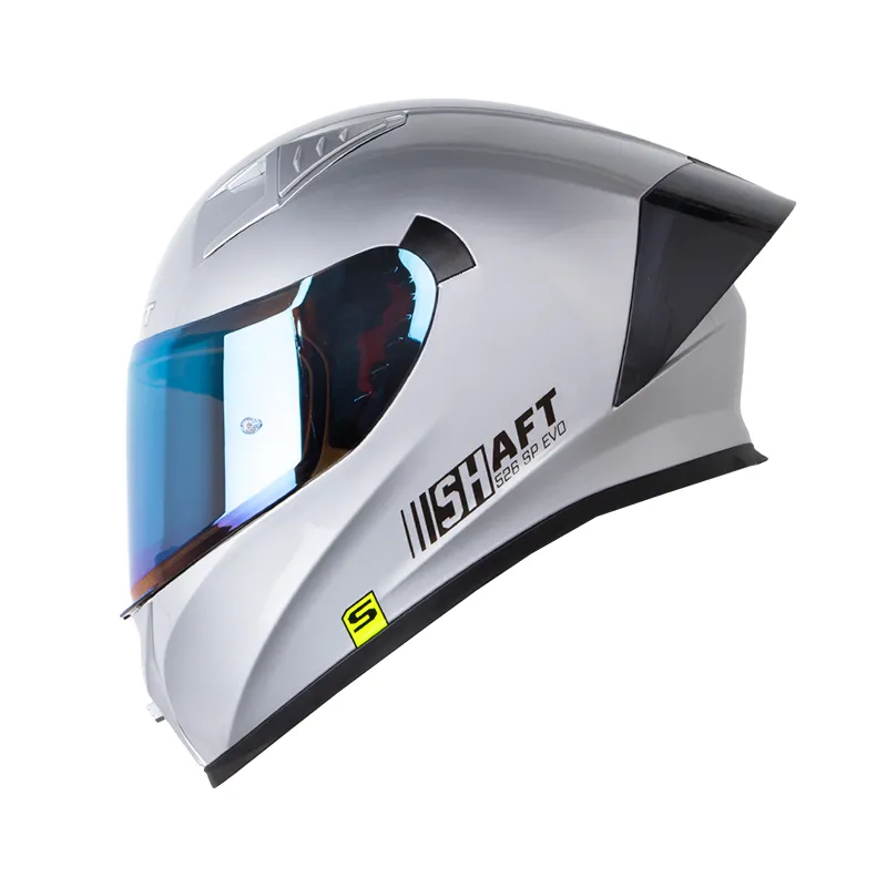 CASCO INTEGRAL SHAFT 526SP EVO SOLID SILVER GRIS OSCURO BRILLO