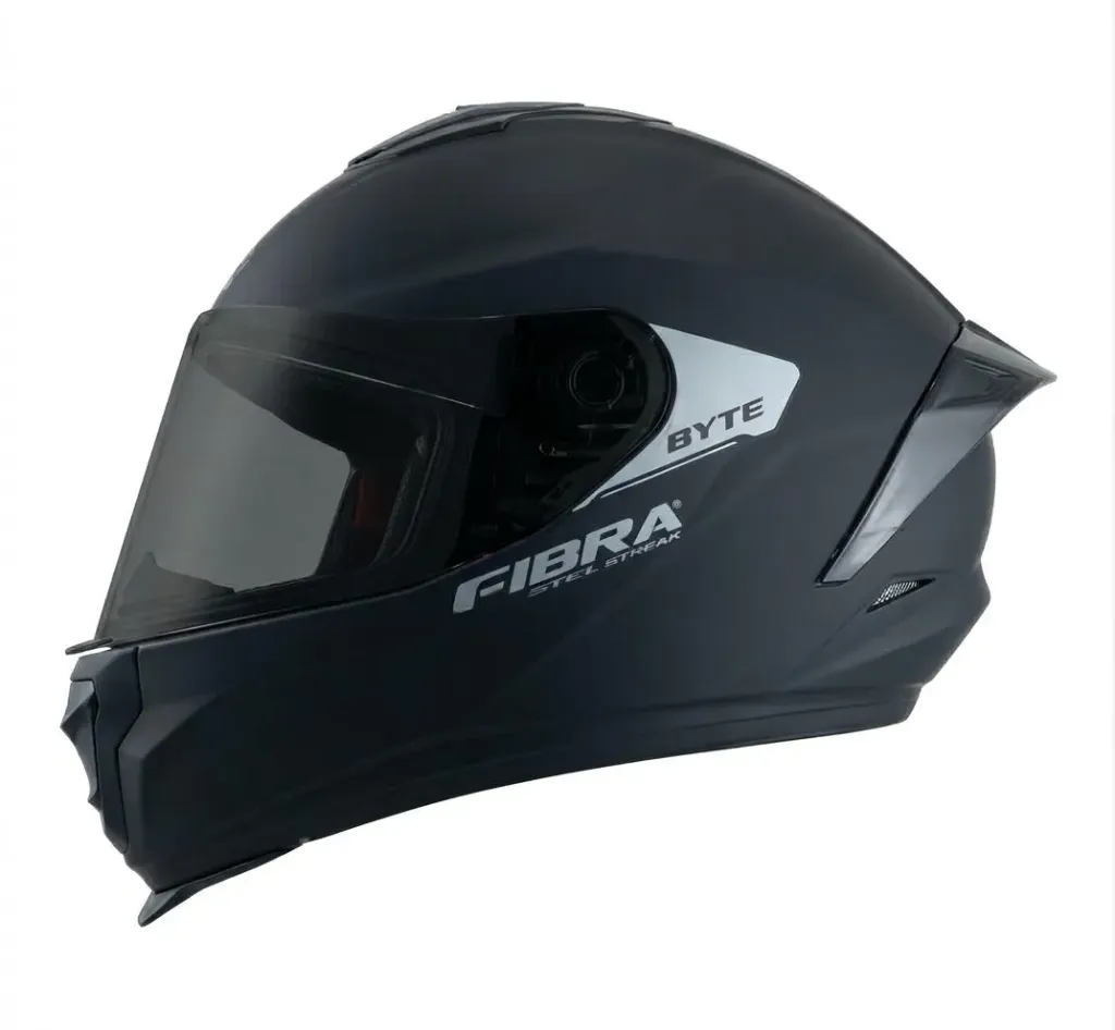 [150354A632V1S] CASCO INTEGRAL FIBRA BYTE STREAM NEGRO VISOR/SPOILER TINTADO (S)
