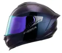 CASCO INTEGRAL FIBRA BYTE STREAM CAMALEON BRILLO VISOR TITANIUM PURPURA