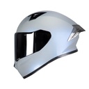 CASCO INTEGRAL ICH 503 SOLID CAMALEON GRIS BRILLO VISOR AZUL
