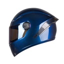 CASCO INTEGRAL ICH 501SP SOLID CAMALEON AZUL BRILLO VISOR AZUL