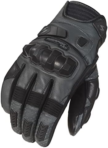 [G17-163] GUANTE CON PROTECCION SCORPION EXO KLAW II GRIS CUERO (S)