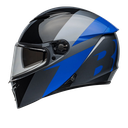 CASCO INTEGRAL BELL LITHIUM SHEAR GRIS AZUL BRILLO-INCLUYE PINLOCK