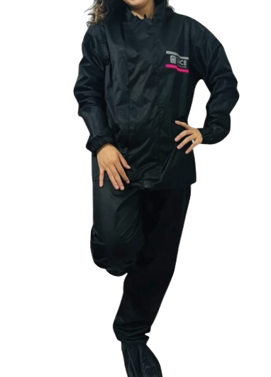 IMPERMEABLE LINCE NEGRO DAMA