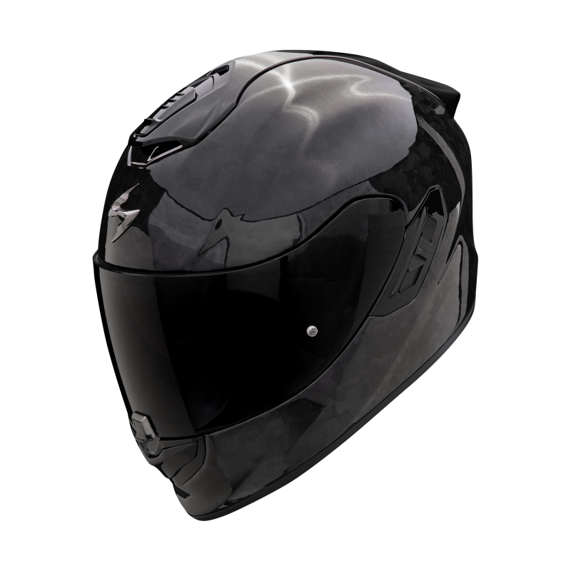 CASCO INTEGRAL SCORPION EXO-1400 EVO II CARBON AIR SOLID NEGRO BRILLO