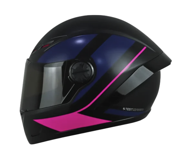 CASCO INTEGRAL ICH 501SP DEUS NEGRO FUCSIA VISOR NEGRO 