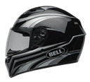 CASCO INTEGRAL BELL QUALIFIER CONDUIT PLATA NEGRO BRILLO