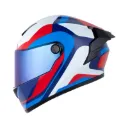 CASCO INTEGRAL X-ONE 500 RS ILHA AZUL OSCURO AZUL BRILLO