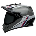 CASCO MULTIPROPOSITO BELL MX-9 ADVENTURE ALPINE MIPS GRIS BLANCO BRILLO