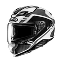 CASCO INTEGRAL HJC F71 TOZZ MC5 GRIS BLANCO BRILLO-INCLUYE PINLOCK