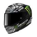 CASCO INTEGRAL HJC RPHA12 QUARTARARO GRIS NEGRO BRILLO-INCLUYE PINLOCK Y VISOR