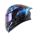 CASCO INTEGRAL SHAFT SH526SP EVO PAPYRUS CAMALEON AZUL BRILLO