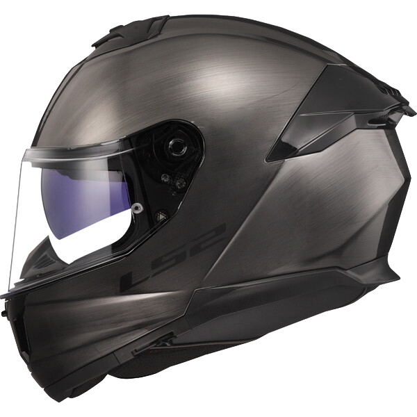 CASCO INTEGRAL LS2 808 DOBLE VISOR STREAM JEANS TITANIUM BRILLO-INCLUYE PINLOCK