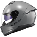 CASCO INTEGRAL LS2 808 DOBLE VISOR STREAM SOLID GRIS BRILLO-INCLUYE PINLOCK