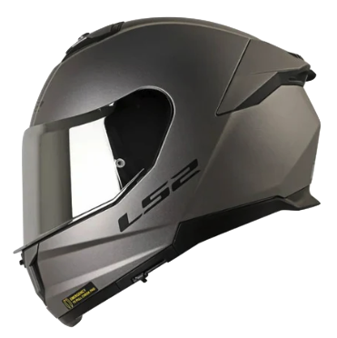 CASCO INTEGRAL LS2 808 DOBLE VISOR STREAM SOLID GRIS METALIZADO MATE-INCLUYE PINLOCK