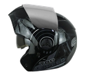 CASCO ABATIBLE ICH 3110DOT DOBLE VISOR AIR FORZA NEGRO SILVER VISOR SILVER