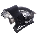 CASCO ABATIBLE ICH 3120 DOBLE VISOR FIFTIES NEGRO GRIS VISOR NEGRO