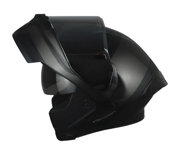 CASCO ABATIBLE ICH 3120 DOBLE VISOR FURTHER NEGRO NEGRO VISOR NEGRO