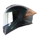CASCO INTEGRAL SHAFT PRO 620 CARBON EVO 3K SOLID VERDE SILVER BRILLO-INCLUYE PINLOCK