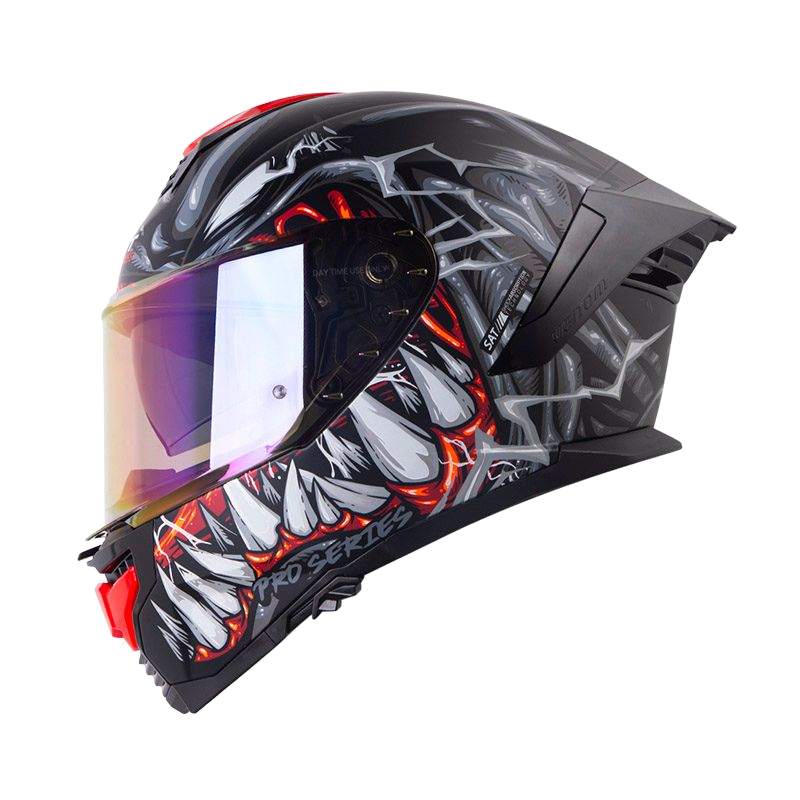 CASCO INTEGRAL SHAFT PRO 609 DOBLE VISOR PARASYTE NEGRO GRIS MATE