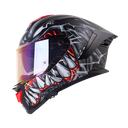 CASCO INTEGRAL SHAFT PRO 609 DOBLE VISOR PARASYTE NEGRO GRIS MATE