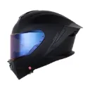 CASCO INTEGRAL SHAFT PRO 609 DOBLE VISOR VENOM SOLID NEGRO GRIS OSCURO MATE