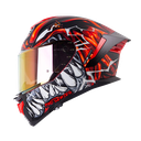 CASCO INTEGRAL SHAFT PRO 609 DOBLE VISOR PARASYTE ROJO OSCURO ROJO MATE