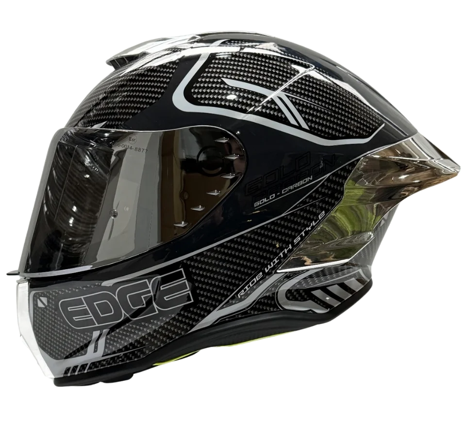 CASCO INTEGRAL EDGE SHANGHAI GOLDEX PLATEADO BRILLO
