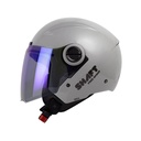 CASCO ABIERTO SHAFT 212 SOLID GRIS CLARO NEGRO BRILLO
