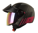 CASCO ABIERTO SHAFT 212 GUANABY GRIS OSCURO FUCSIA MATE