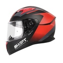 CASCO INTEGRAL SHAFT 522 MOTORSPORT NEGRO ROJO MATE (XL)