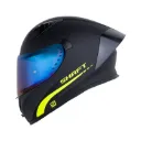 CASCO INTEGRAL SHAFT 526SP EVO SOLID V2 NEGRO AMARILLO MATE