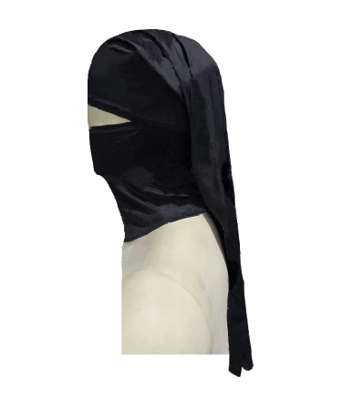 TUBULAR LYCRADO DUO LARGO NEGRO
