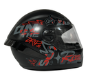 CASCO INTEGRAL ICH 501SP BOLT RUSH NEGRO ROJO MATE VISOR TRANSPARENTE