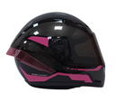 CASCO INTEGRAL ICH 501SP HED NEGRO FUCSIA BRILLO VISOR NEGRO